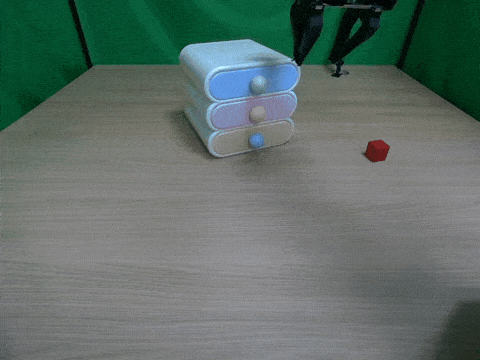 EquiVLA equivariant block manipulation, clip 1