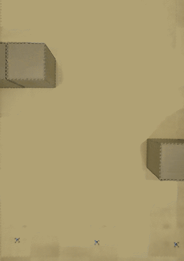 CLOT multi-drone formation animation