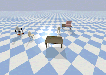 MPOT batched trajectory optimization on a TIAGo mobile manipulator
